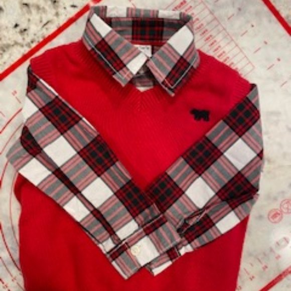 CARTER'S SWEATER VEST SZ. 18 MTH. BUNDLE (2) - Picture 1 of 9